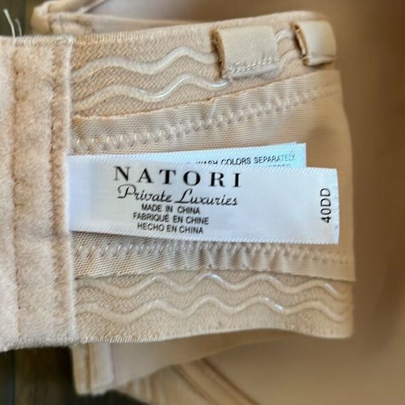 Natori Private Luxuries Strapless Bra Plus Size Nude Sz-40DD - Picture 5 of 8